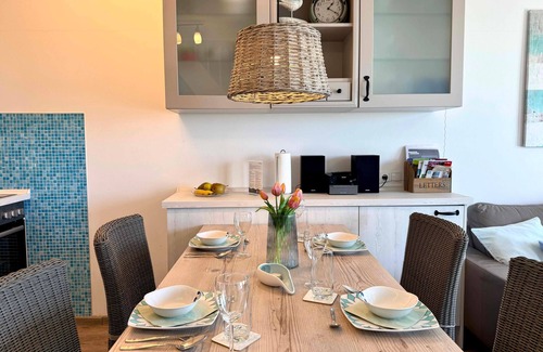 Wurster Nordseekuste Apartment | Penthouse "de Hester", unobstructed sea view, free wellness area