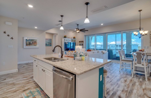 Whitney Beach Condo | ⚓Penthouse in Paradise! Sunrise views in Margaritaville. 2 miles to beaches & AMI!⚓
