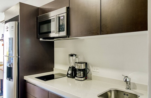 Tulum City Center Apartment | Penthouse studio with pool, balcony, gym, & spa - great location near shops