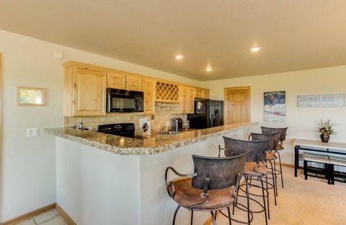 Southwest Colorado Springs Apartment | Penthouse views from every window.overlooking entire city and mountain ranges