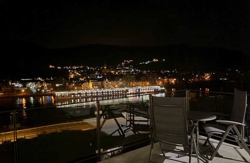 Treis-Karden Apartment | Penthouse with fantastic panoramic view of the Moselle & XXL balcony, near Cochem, Elz Castle