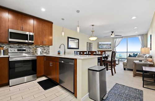 Townsite Condo | Penthouse with Ocean view from the upper balcony - B314 North Coast Village