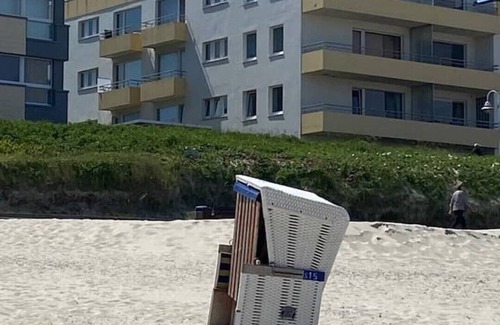 Wangerooge Apartment | Penthouse with sea view directly on the beach