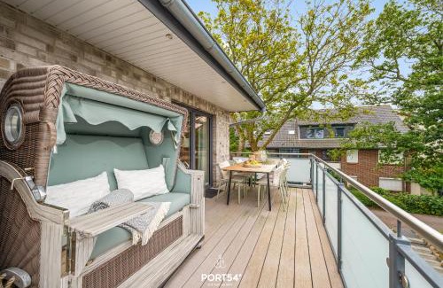 Busumer Deichhausen Apartment | Penthouse Wohnung Seeluft-Lounge