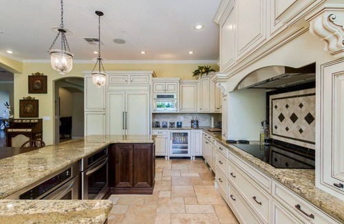 Long Horn Ranch House | Peoria Pool House: resort style back yard w 2 pools, waterfalls, grass acre