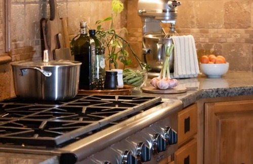 Visalia Villa | Perfect 2-Family Sequoia Pool Getaway – Playground, Gym, Chef's Kitchen