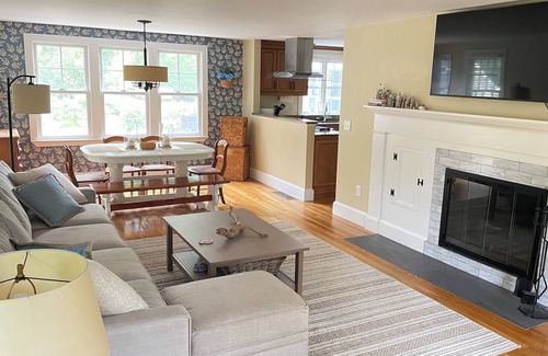 North Falmouth House | Perfect Cape - 1 Mile to Old Silver Beach, 3 bed, 2 bath, Game Room, Central AC