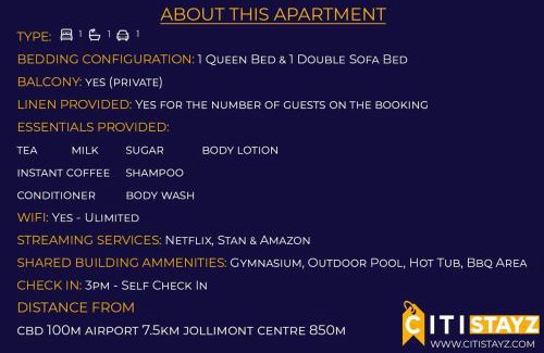 City East Apartment | Perfectly Located Modern Apartment - Canberra CBD