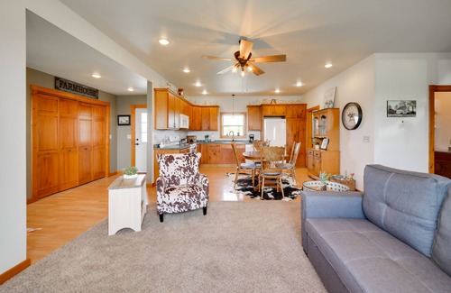 Peshtigo House | Peshtigo Dairy Farm Escape: Fire Pit, Grills!