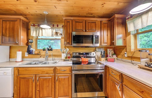 Bryson City Cabin | Pet-Friendly Bryson City Cabin w/Fire Pit + Deck!