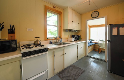 Harrison Cottage | Pet-friendly cottage on the edge of Crystal Lake with an unbeatable view!