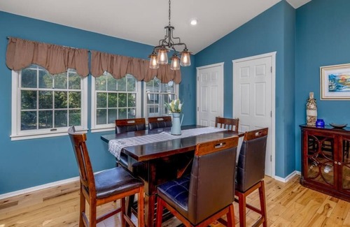Town Bank House | Pet Friendly Home with Hot Tub only 1/2 Block to the Bay