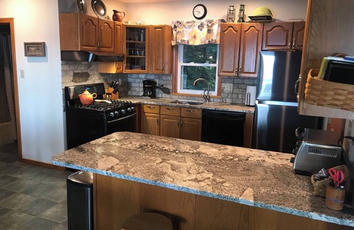 South Casco House | Pet-friendly home with stunning views and a large sandy beach on Sebago Lake!