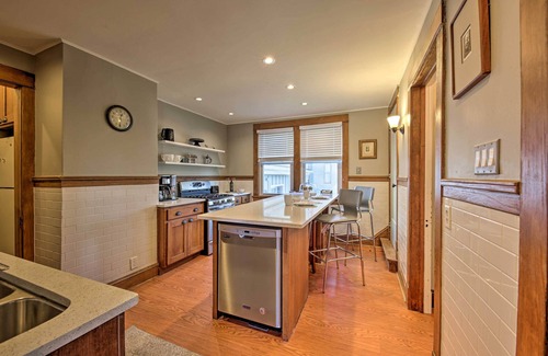 Sheboygan House | Pet-Friendly Sheboygan Home, 1 Mi to Lake Michigan