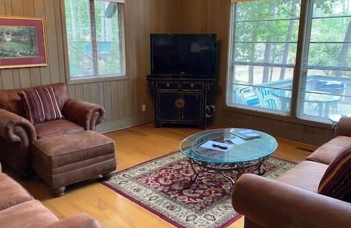 Pine Mountain Ski Chalet | Pet friendly wooded view chalet is perfect for a family get away!