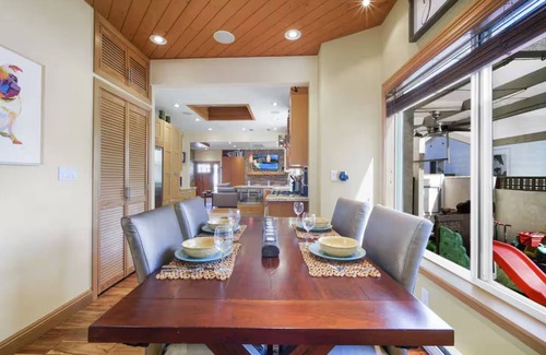 Crown Point House | Pet/Kid Friendly Beach home with Hot tub and playground area