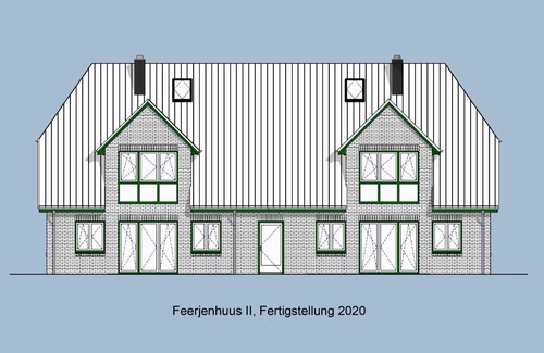 Vollerwiek Apartment | Pfahlbau, Ferienwohnung für 4 Personen - Erwachsene oder Kinder - in DE FEERJENHUSEN am Haubarg von Vollerwiek, Fertigstellung April 2020