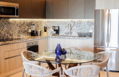 Puerto Morelos Apartment | PH Nutria: Terrace, Jacuzzi & Shared Pool