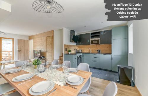 Le Bourg-d'Oisans Apartment | PicBlanc - Duplex - Chaleureux - Balcon