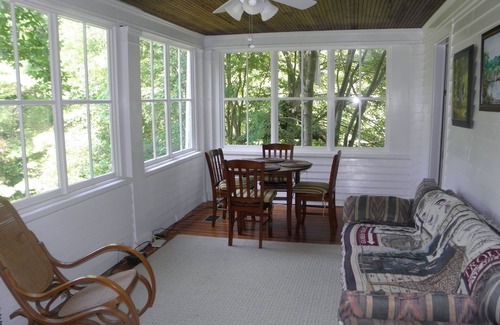 Salsbury Cove House | Picturesque New England Farmhouse-style home on lovely grounds near Bar Harbor