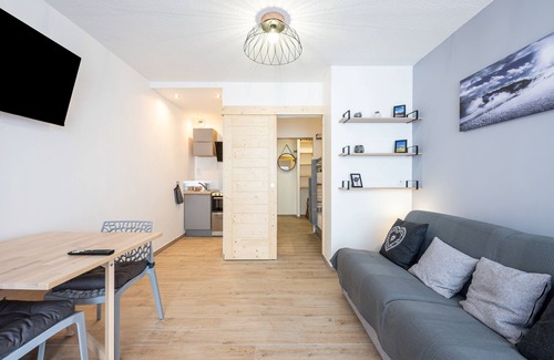 Plan Peisey Apartment | Pierra Menta - Vue montagne, station à pied