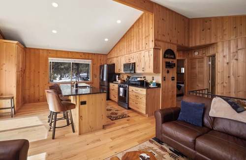 Woodland Park Cabin | Pikes Peak Panorama - 2 acres- Fire Pit - Hot Tub - Starlink