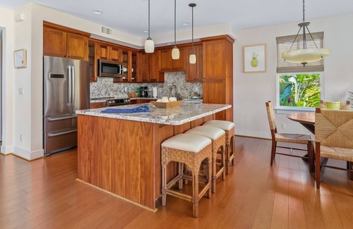 Poipu Condo | Pili Mai at Poipu #02A By Parrish Kauai - first floor, no stairs, AC, near pool