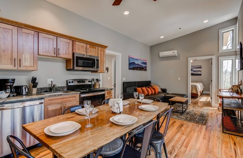 Pisgah Forest Cabin | PILOT COVE 2 BR Cabin - Modern Luxury w/Nature!