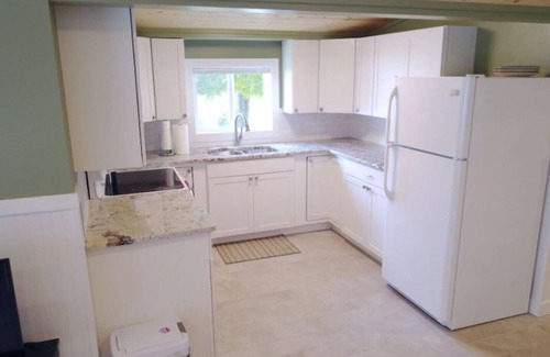 Ludington Cottage | PINE - Grace Landing Cottages With Stunning Sunsets Over Hamlin Lake.