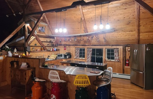Menominee Cabin | Pinewoods Springs Lodge with Tower, 240 forested acres & 1 acre Pond