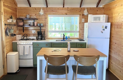 Honor Cottage | Platte Lake Waterfront Cottage with beach and swimming dock