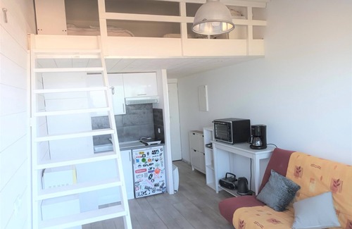 Lacanau-Ocean Apartment | Pleasant mezzanine studio with full ocean view