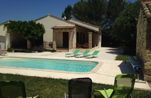 Blauzac Villa | PLEASANT VILLA WITH PRIVATE POOL, NEAR UZES, GARD. JULY DISPO