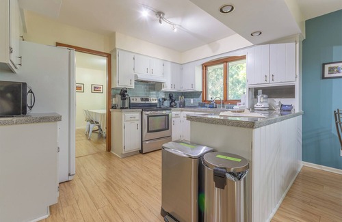 Fennville House | Plum Creek - Large home with 2 kitchens close to Pier Cove!