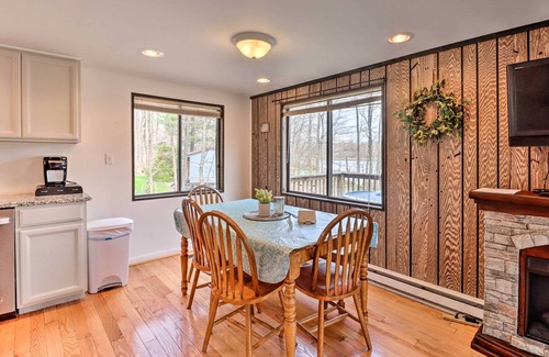 Locust Lake Village House | Pocono Lake Home w/Fire Pit: Walk to Ski Hill!