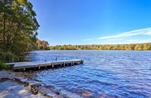 Locust Lake Village House | Pocono Lake Paradise with Private Beach and Dock!