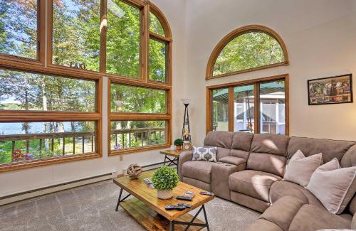 Locust Lake Village House | Pocono Lake Paradise with Private Beach and Dock!