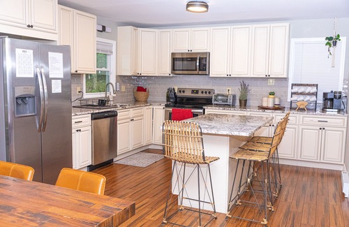 East Stroudsburg House | Poconos Oasis with hot tub, Game RM, & Fire pit. 8 min from Bushkill & Shawnee