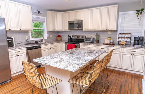 East Stroudsburg House | Poconos Oasis with hot tub, Game RM, & Fire pit. 8 min from Bushkill & Shawnee