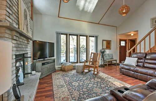 Bushkill House | Poconos Vacation Rental with Pool Access and Hot Tub!