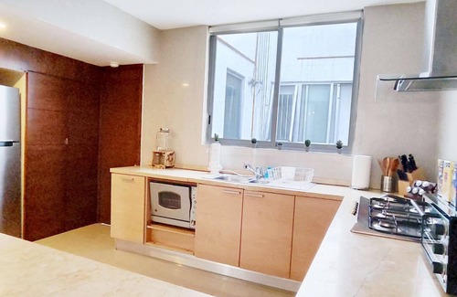 Polanco Condo | @Polanco's heart+Jacuzzi+Terrace+King bed+ 2 baths