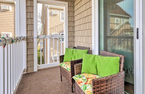Caine Woods Apartment | Pool and Beach Access Ocean City Condo with Balconies