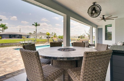 Trafalgar House | Pool and Gulf Access Canal Chic Cape Coral Home!