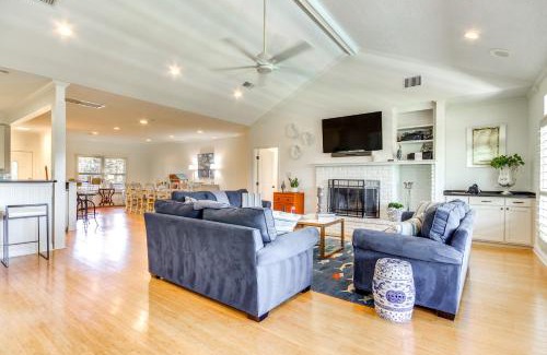 Shoreline Park House | Pool, Dock and Tennis Court Home in Bay St Louis!