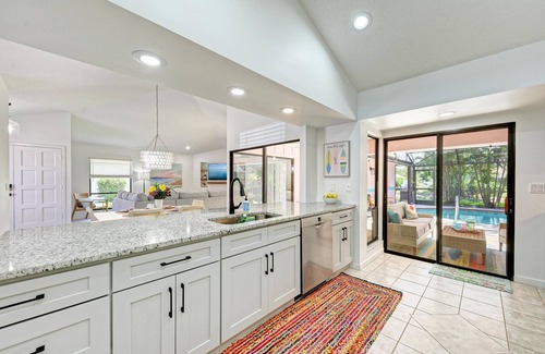 Palma Sola House | Pool home w/outdoor TV! Close to AMI beaches, IMG, parks, boat launches, shops!
