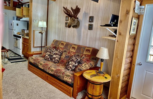 Cosby Cabin | “Porch and Pine” not-so-tiny Tiny Log Cabin