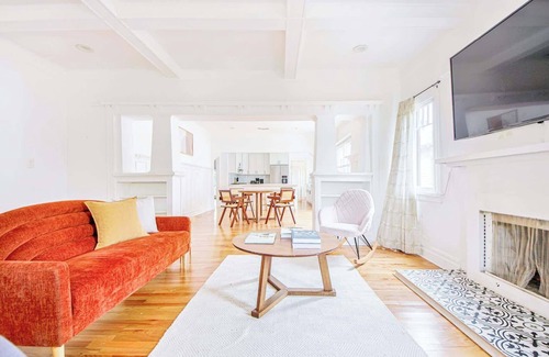 Downtown Los Angeles House | Porch & Lush Garden Bright 3BR Escape