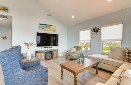 Galveston House | Port Bolivar Beach House with Oceanfront Views!