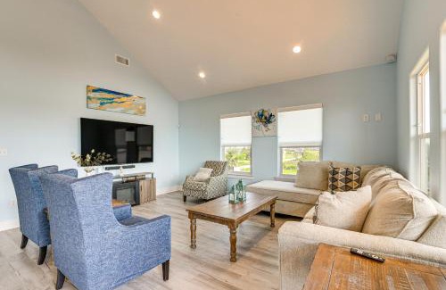 Galveston House | Port Bolivar Beach House with Oceanfront Views!