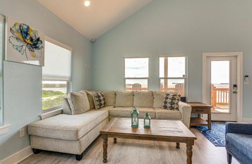 Galveston House | Port Bolivar Beach House with Oceanfront Views!